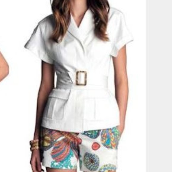 Trina Turk Tops - Banana Republic Trina Turk Collection Summer 2012 Safari Jacket/Top Size…